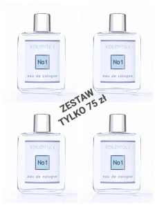 4 - PAK  (400ml)  Kolonsky No1  woda kolońska  splash